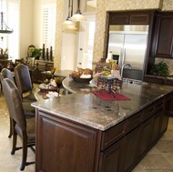 Traditional Dark Wood (Walnut) Kitchen