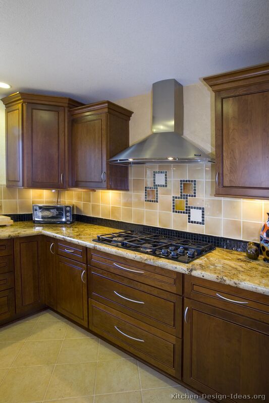 Pictures Of Kitchens Traditional Dark Wood Walnut Color