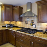 Traditional Dark Wood (Walnut) Kitchen