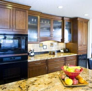 Traditional Dark Wood (Walnut) Kitchen