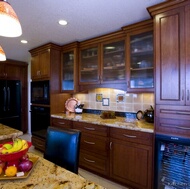 Traditional Dark Wood (Walnut) Kitchen