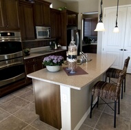 Traditional Dark Wood (Walnut) Kitchen