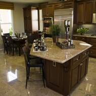 Traditional Dark Wood (Walnut) Kitchen