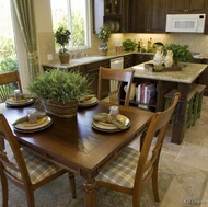 Traditional Dark Wood (Walnut) Kitchen