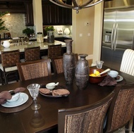 Traditional Dark Wood (Walnut) Kitchen