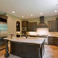 Traditional Dark Wood (Walnut) Kitchen