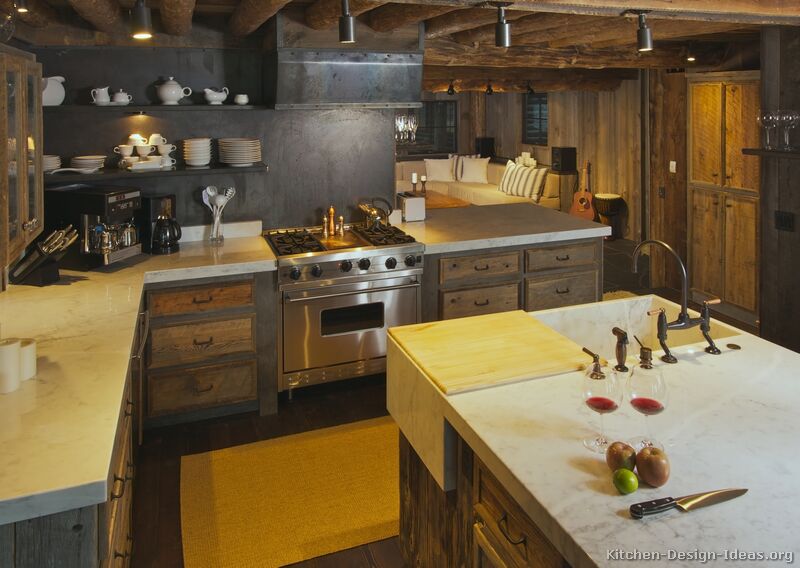 Log Home Kitchens Pictures Design Ideas
