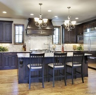 Traditional Dark Wood (Walnut) Kitchen