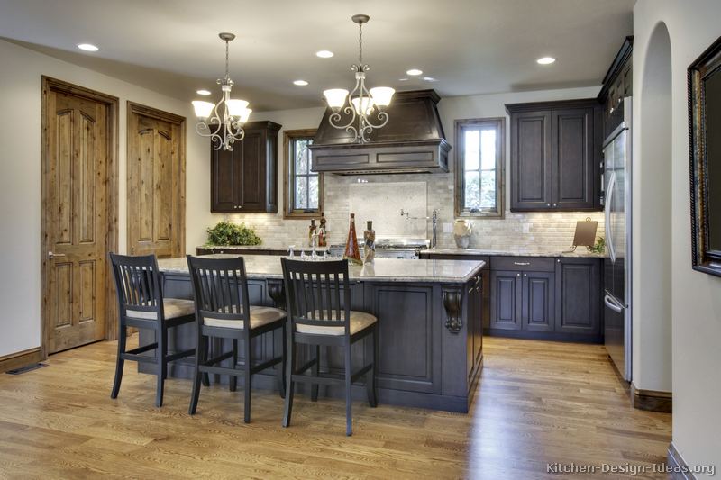 Pictures of Kitchens - Traditional - Dark Wood, Walnut ...