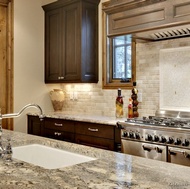 Traditional Dark Wood (Walnut) Kitchen