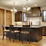 Traditional Dark Wood (Walnut) Kitchen