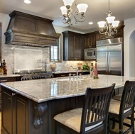 Traditional Dark Wood (Walnut) Kitchen