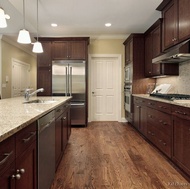 Traditional Dark Wood (Walnut) Kitchen