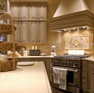 Traditional Gray Kitchen