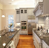 Traditional Gray Kitchen
