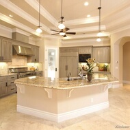 Traditional Gray Kitchen