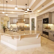 Traditional Gray Kitchen