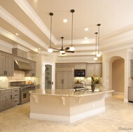 Traditional Gray Kitchen