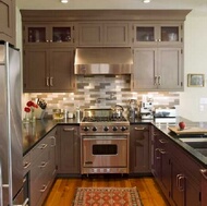 Traditional Gray Kitchen