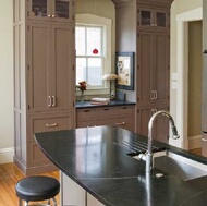 Traditional Gray Kitchen