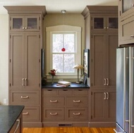 Traditional Gray Kitchen