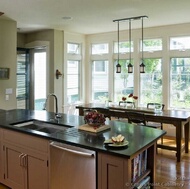 Traditional Gray Kitchen