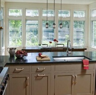 Traditional Gray Kitchen