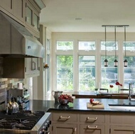 Traditional Gray Kitchen