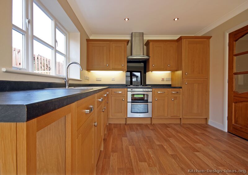 Pictures of Kitchens - Traditional - Light Wood Kitchen Cabinets