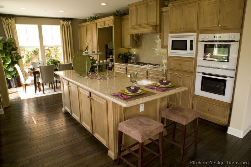 Pictures Of Kitchens Traditional Light Wood Kitchen Cabinets