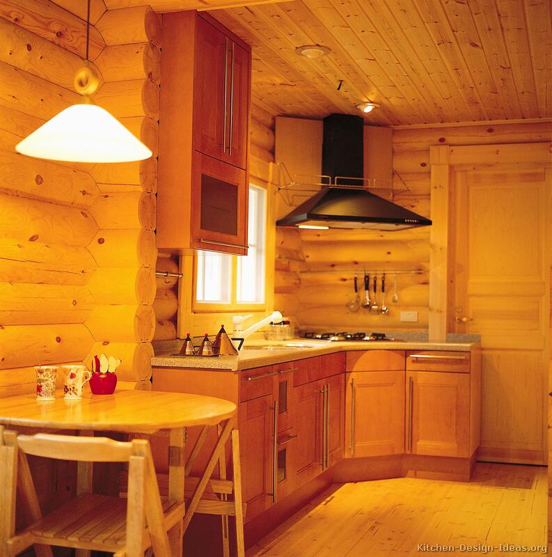 Log Cabin Kitchen Cabinets