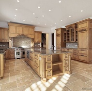 Traditional Light Wood Kitchen