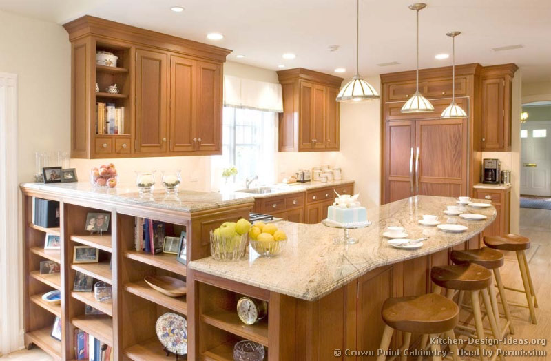 pictures of kitchens - traditional - light wood kitchen cabinets