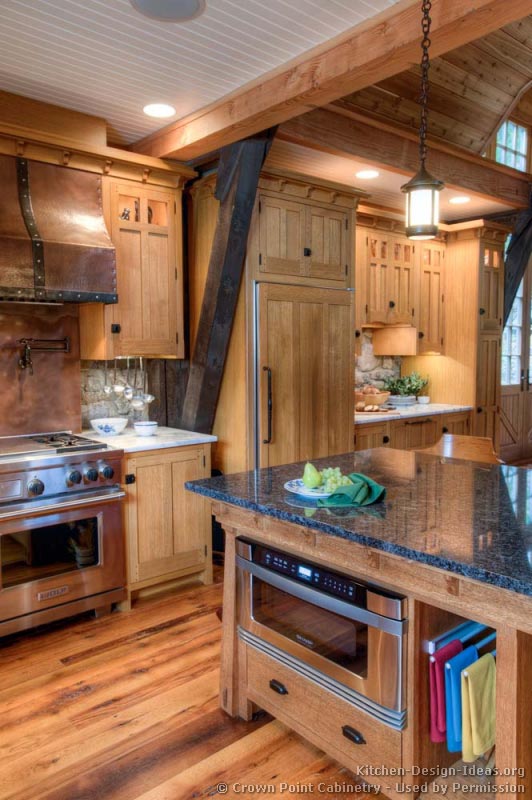 Rustic Log Home Kitchen Designs