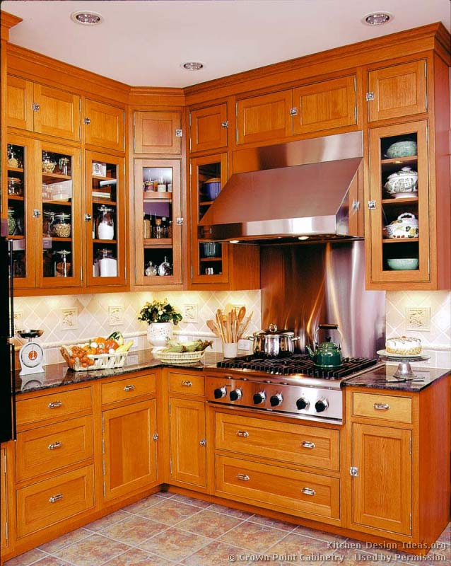 Pictures of Kitchens Traditional Light Wood Kitchen (Kitchen 146)