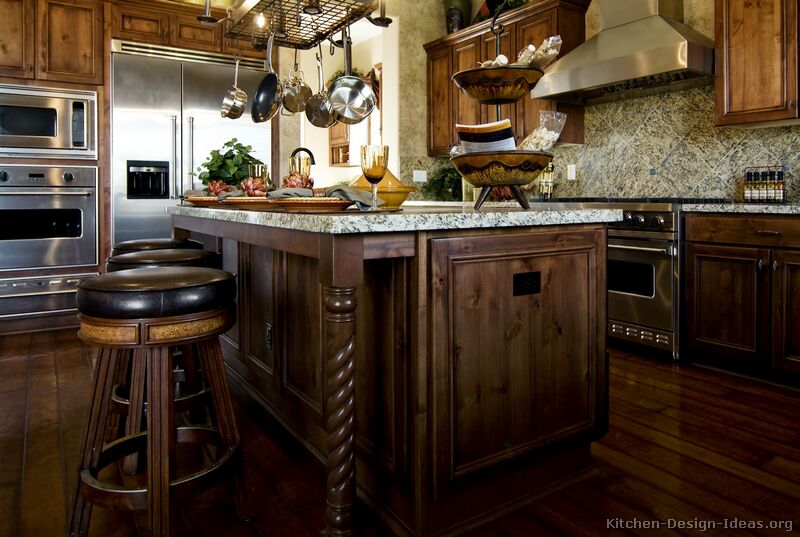 Pictures of Kitchens - Traditional - Medium Wood Cabinets, Brown