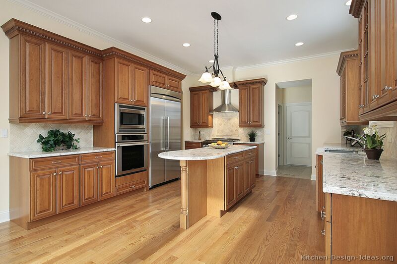 Pictures of Kitchens - Traditional - Medium Wood Cabinets, Brown
