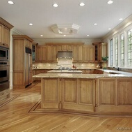 Traditional Medium Wood (Brown) Kitchen