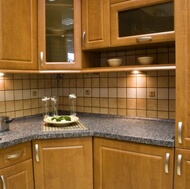 Traditional Medium Wood (Brown) Kitchen