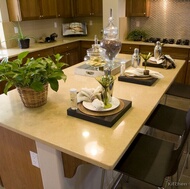 Traditional Medium Wood-Brown Kitchen