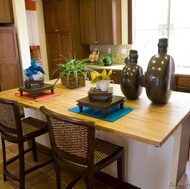 Traditional Medium Wood-Brown Kitchen