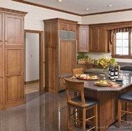 Traditional Medium Wood (Brown) Kitchen