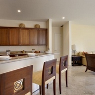 Traditional Medium Wood-Brown Kitchen