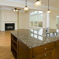 Traditional Medium Wood (Cherry) Kitchen