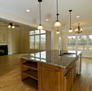 Traditional Medium Wood (Cherry) Kitchen