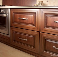 Traditional Medium Wood (Cherry) Kitchen