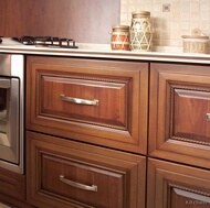 Traditional Medium Wood (Cherry) Kitchen