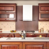 Traditional Medium Wood (Cherry) Kitchen