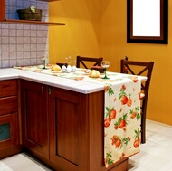 Traditional Medium Wood (Cherry) Kitchen