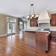 Traditional Medium Wood-Cherry Kitchen